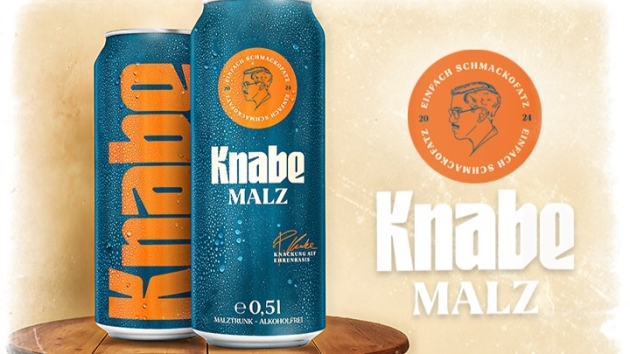 Seit Mai 2024 gibt es "Knabe Malz" im Einzelhandel - Quelle: Drinks & More